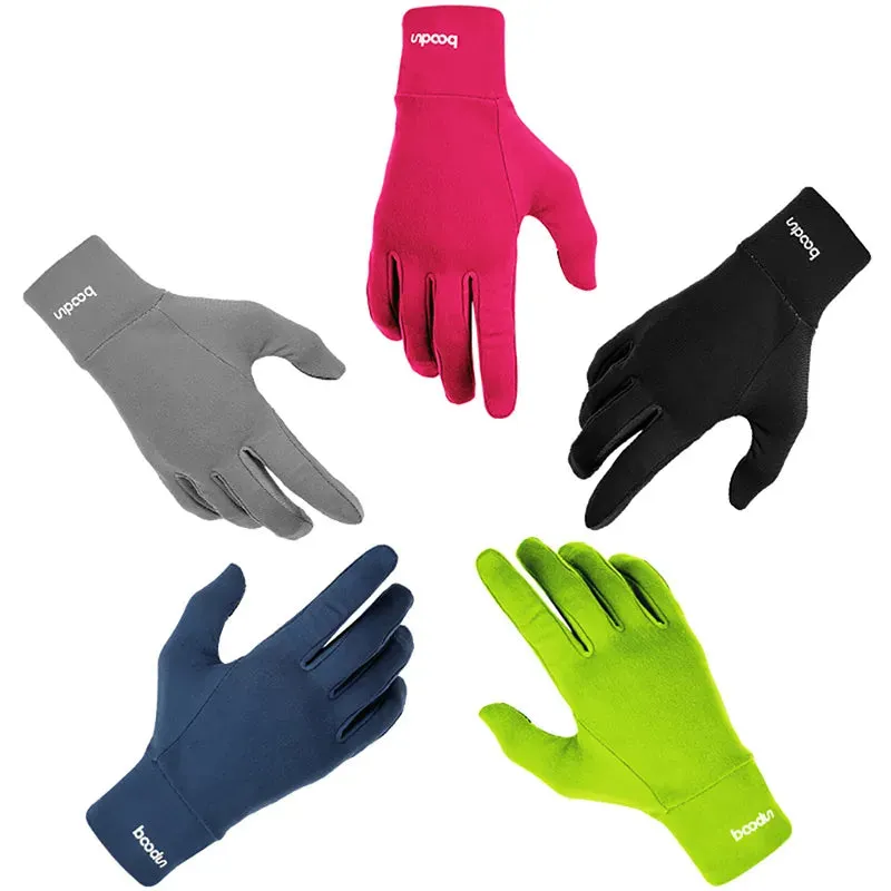 1054hot sell running gloves with warming and touch screen outdoor gloves