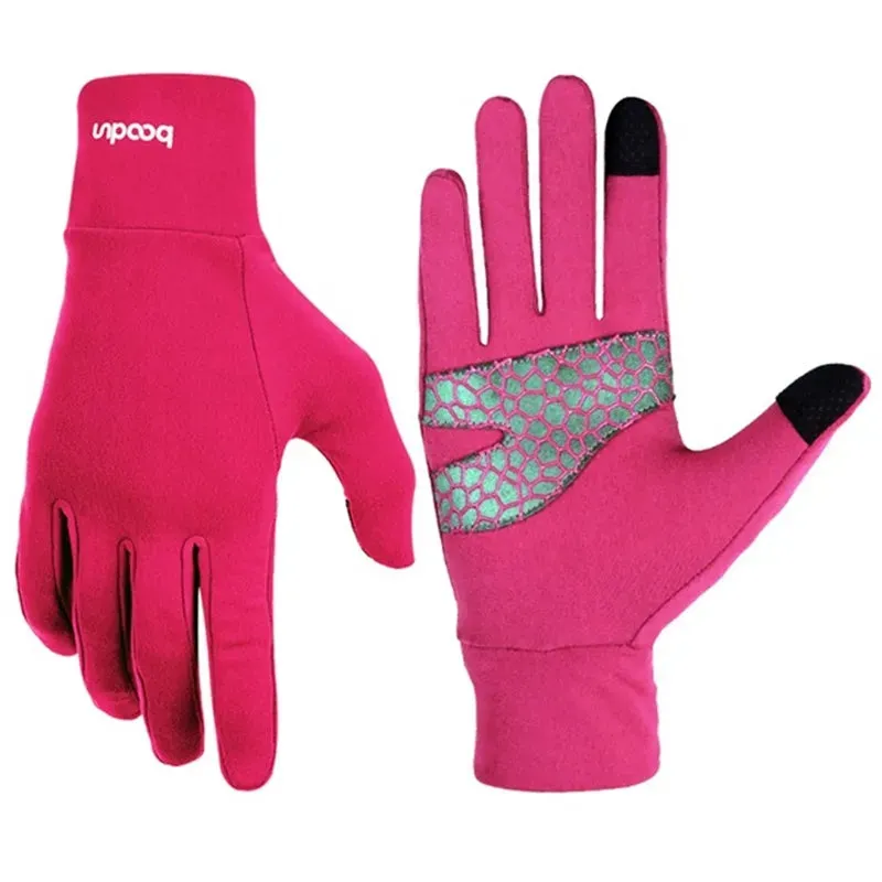 1054hot sell running gloves with warming and touch screen outdoor gloves