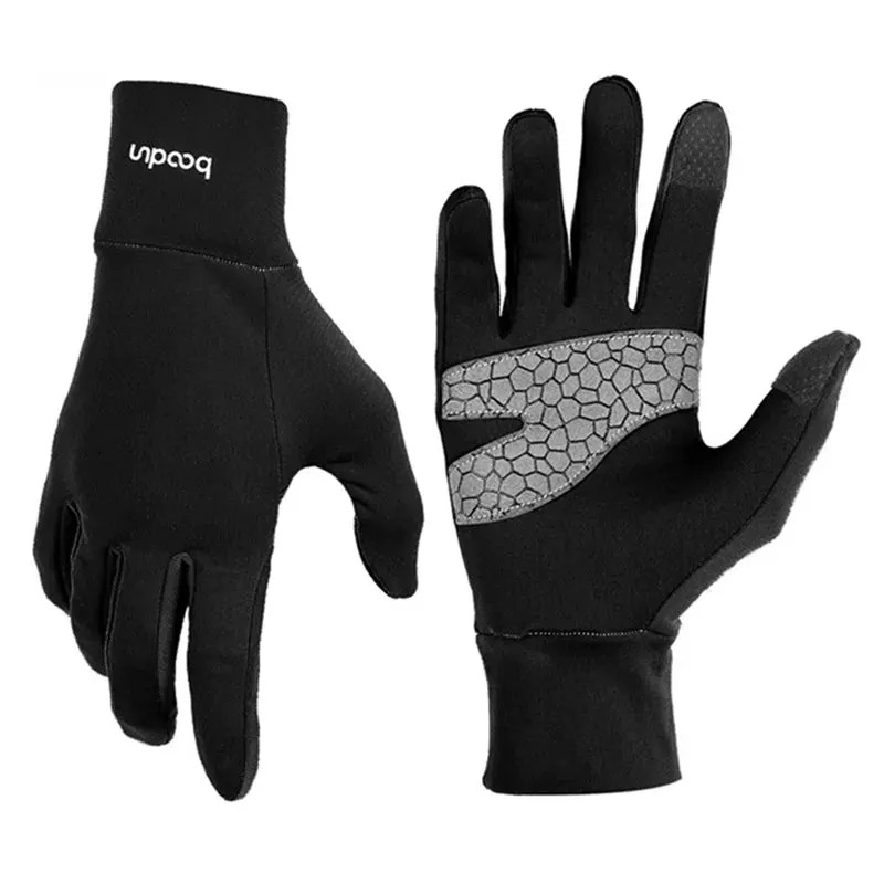 1054hot sell running gloves with warming and touch screen outdoor gloves