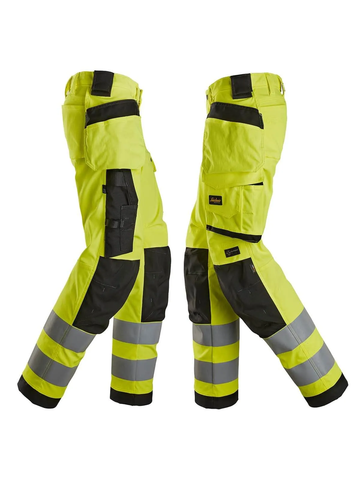 6743&#x20;Women&#x27;s&#x20;High&#x20;Vis&#x20;Work&#x20;Trousers&#x20;Stretch&#x20;Class&#x20;2&#x20;-&#x20;Snickers