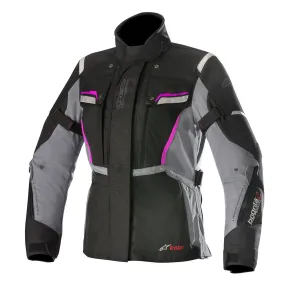 Alpinestars Stella Bogota Drystar Jacket v2 Black Grey Fuchsia