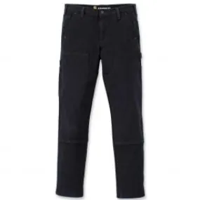 Carhartt&#x20;104296&#x20;Women&#x27;s&#x20;Stretch&#x20;Twill&#x20;Double&#x20;Front&#x20;Trousers&#x20;-&#x20;Black