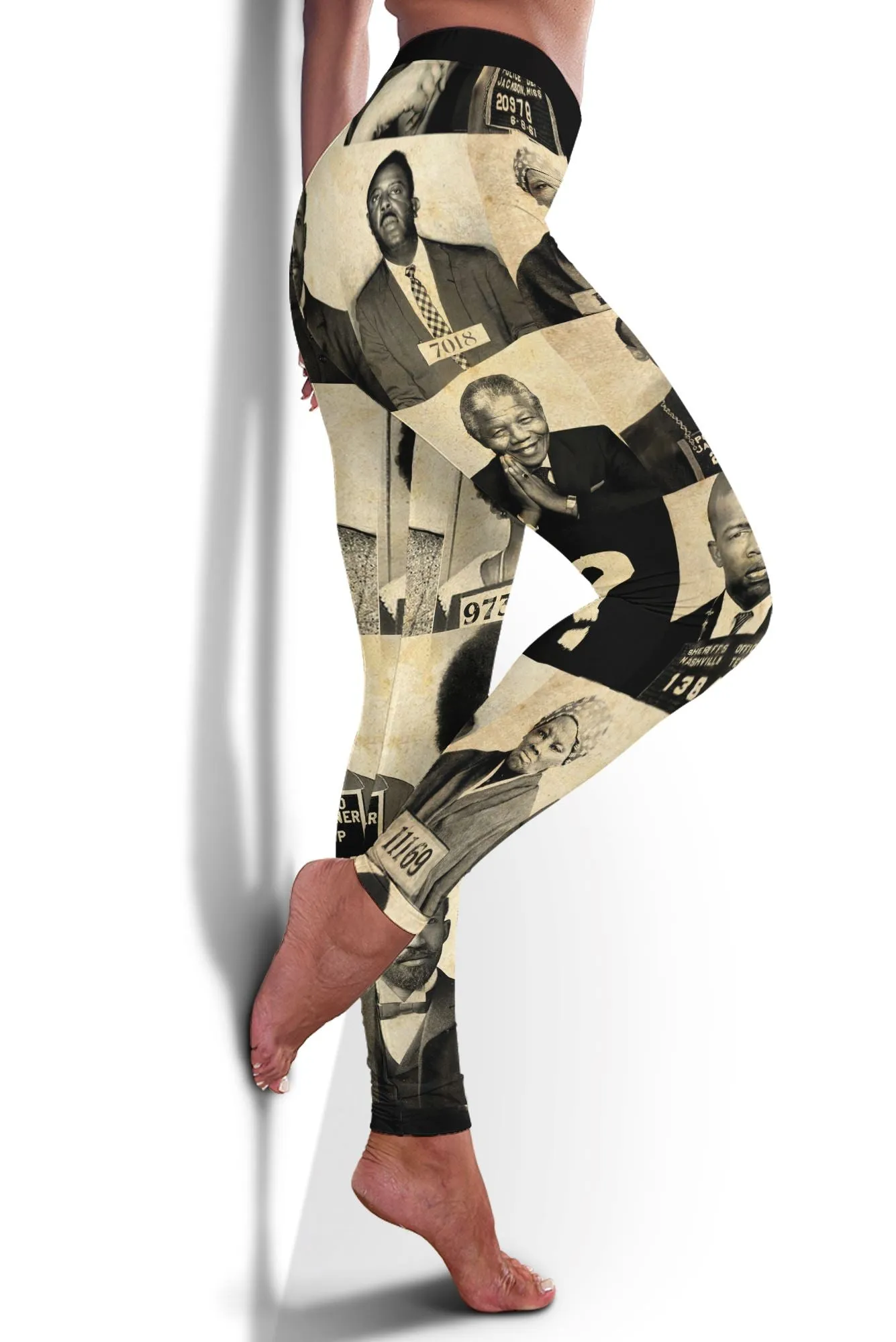 Civil Rights Leaders Cropped Hoodie & Leggings Set