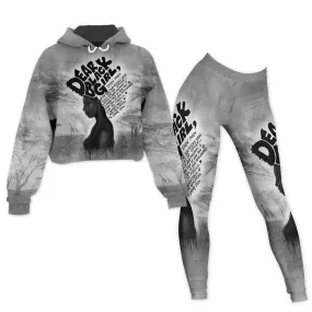 Dear Black Girl Cropped Hoodie & Leggings Set