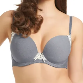 Freya Deco Delight Moulded Multiway Plunge Bra, Dove