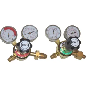 Harris 801 Oxygen Acetylene or LP Cutting Welding Regulator Set CGA 510