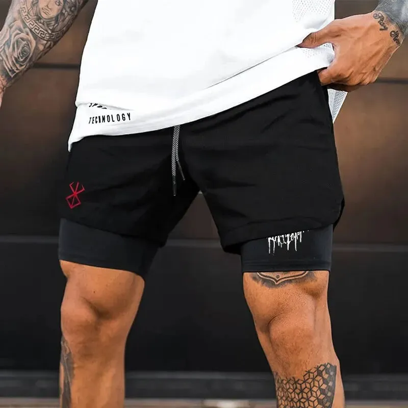 Men'S Fitness Training Skinny Shorts