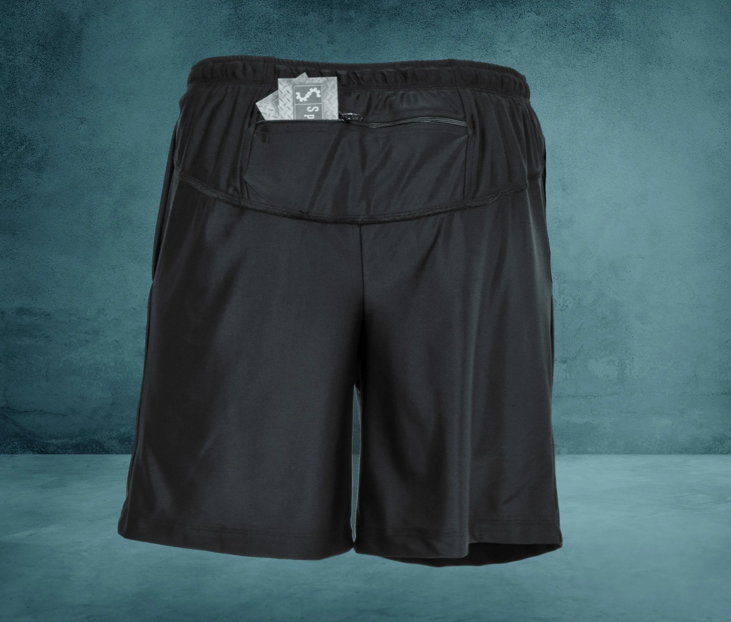 Onyx Black Advanced Men's Shorts - 2 Lengths-XS