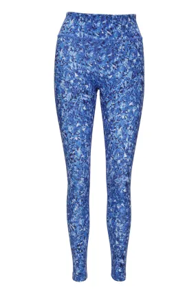 Out Of The Blue  - Eco-Friendly Ditzy Print Yoga Leggings