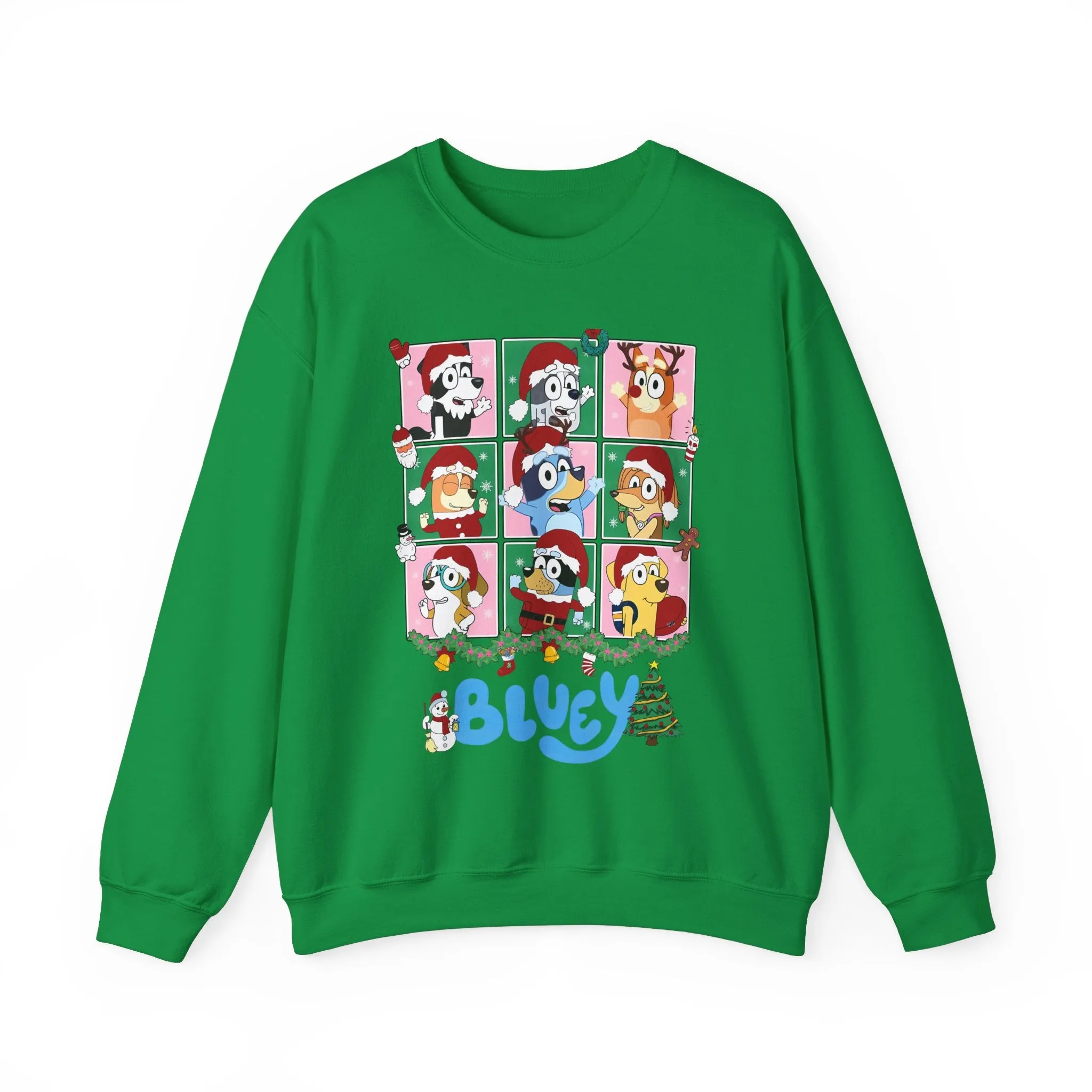 Princess Grace Festive Dog-Themed Crewneck Sweatshirt - Perfect Holiday Gift!