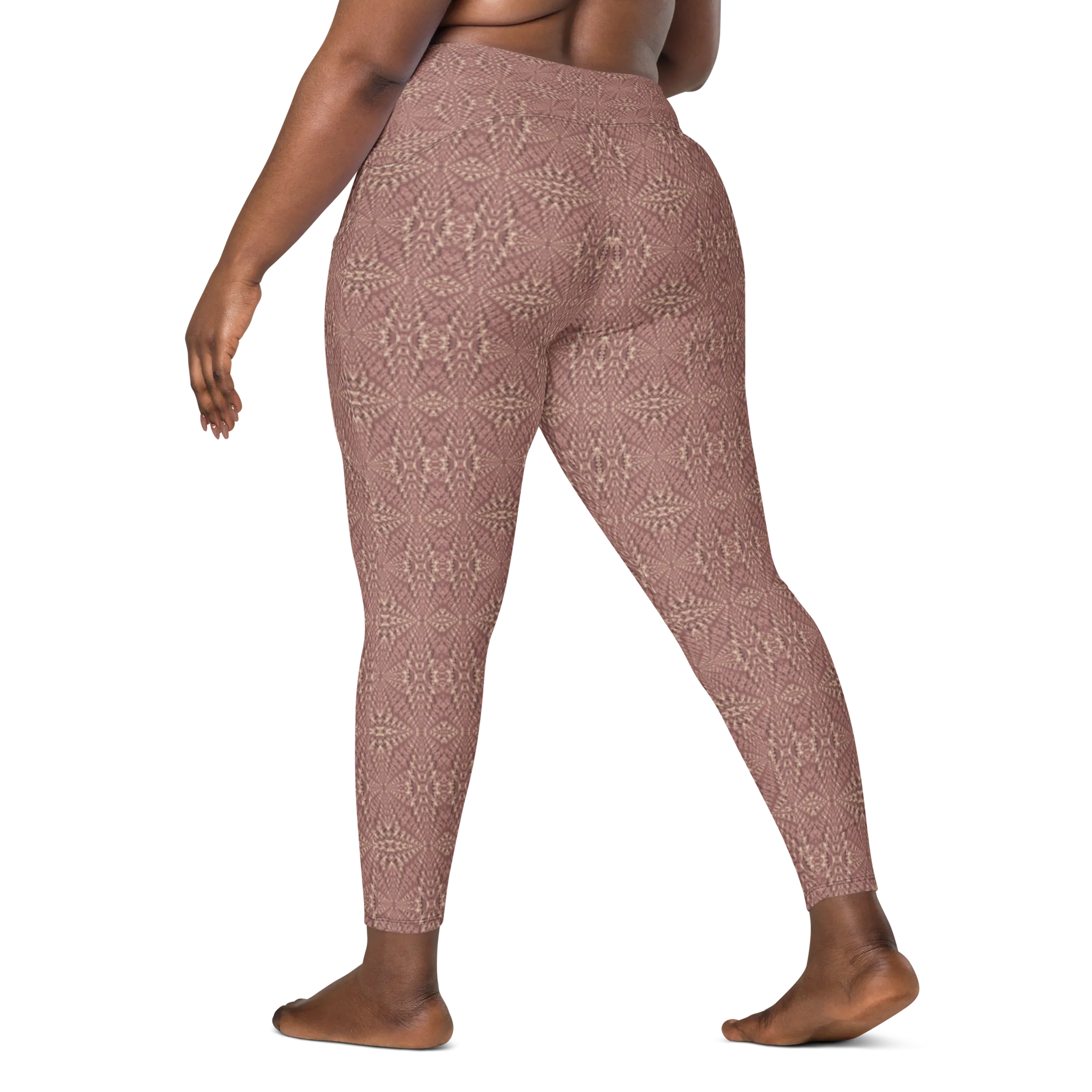 Recursia Fabrique Unknown Leggings With Pockets In Pink