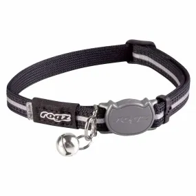 Rogz Black Alley Cat Collar