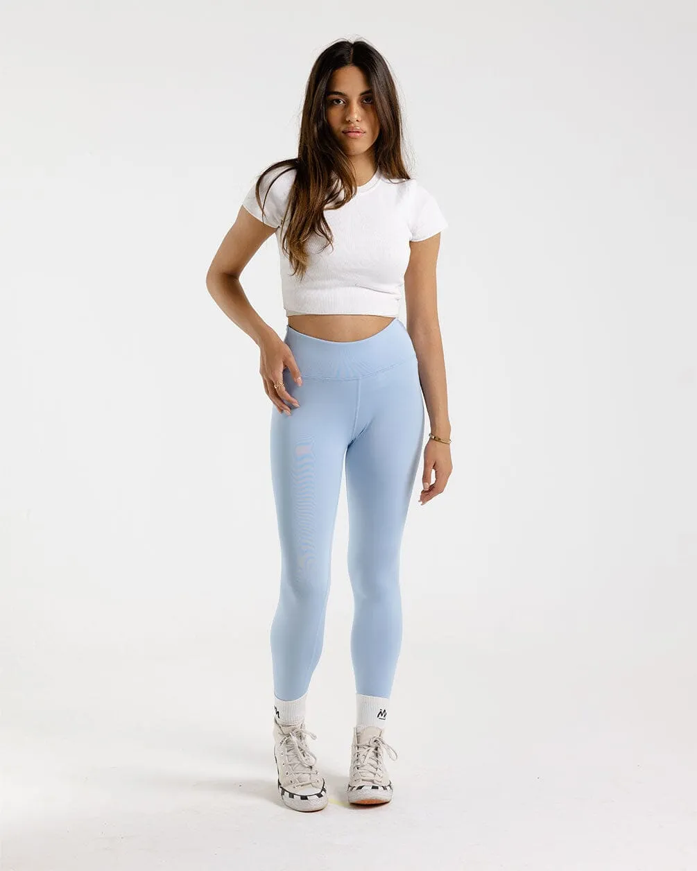 Seamless Baby Blue Leggings