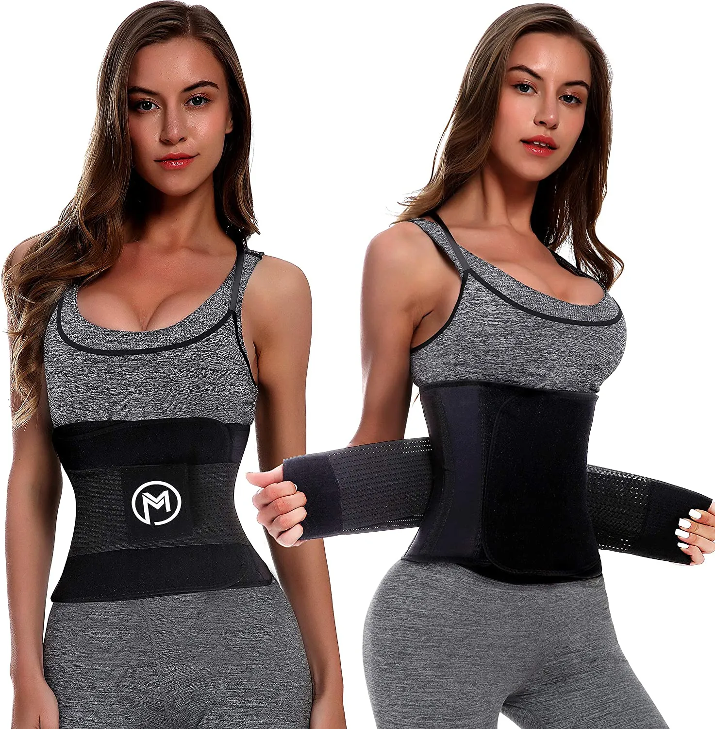 Waist Trimmer Trainer Belt for Women Men Sport Sweat Workout Body Shaper Sauna