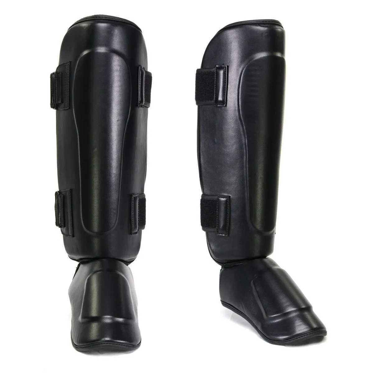 X-Fitness XF1001 Black Muay Thai Kickboxing Shin Guards